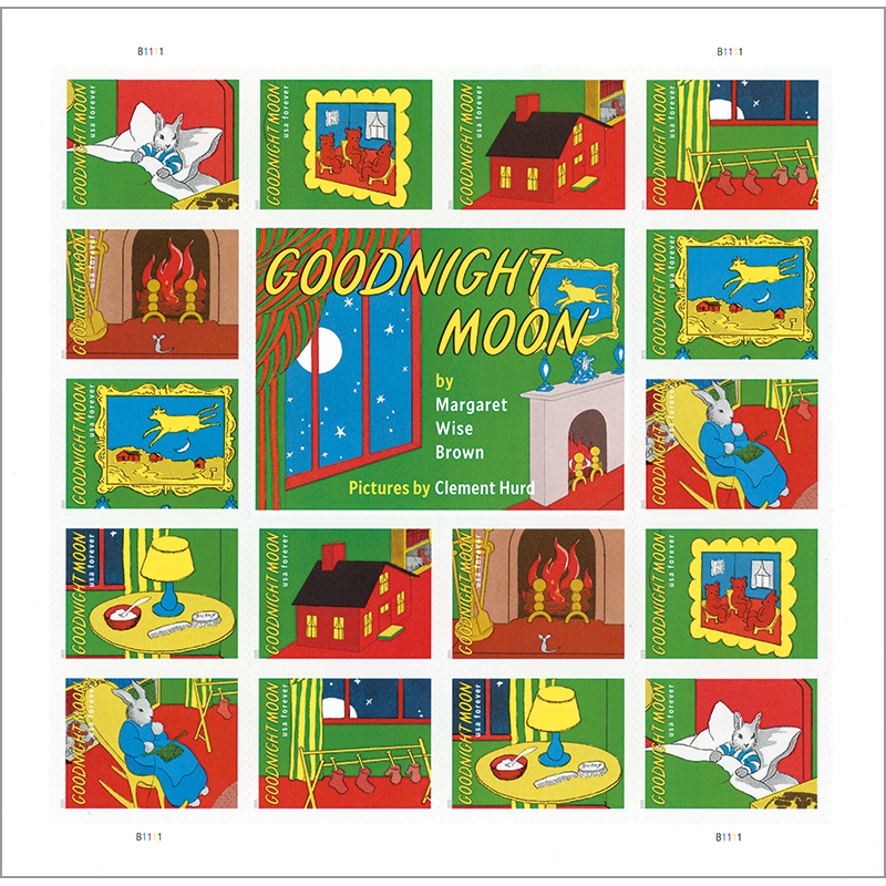 絵本「おやすみなさい おつきさま」(セルフ糊)16面シート