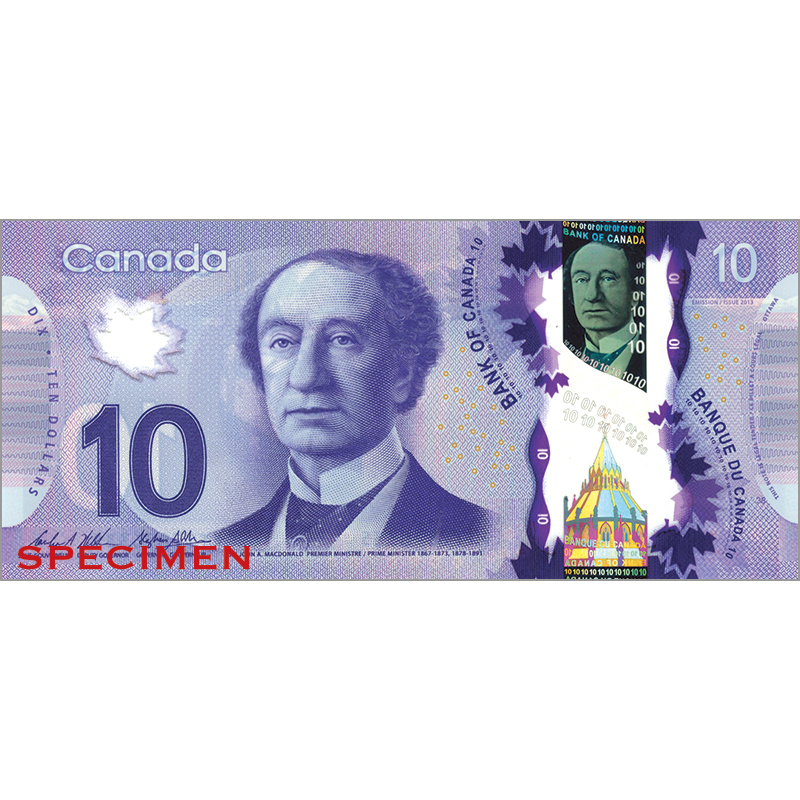 切手・趣味の通信販売｜スタマガネット カナダ10ドルポリマー紙幣