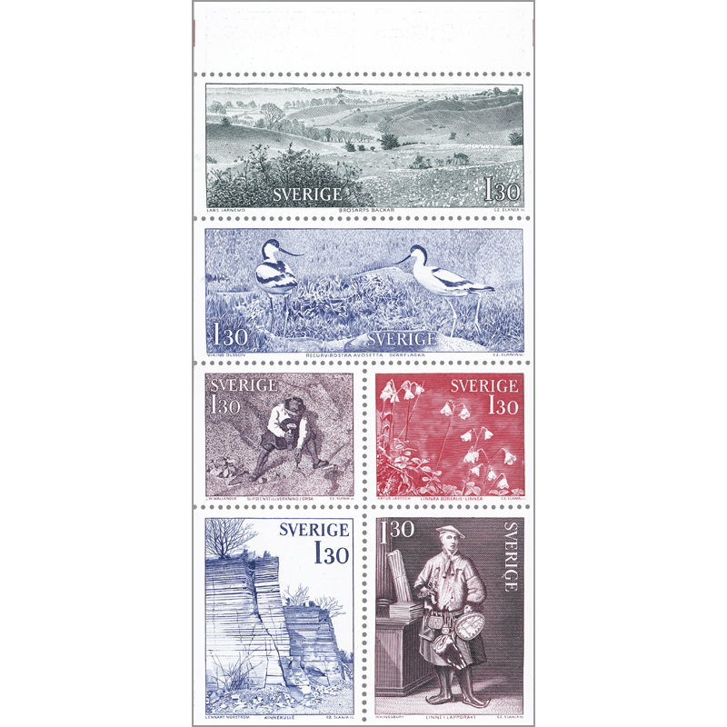 植物学者リンネ没後200年切手帳