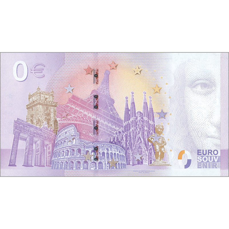 秋の郵趣サロン記念0ユーロ紙幣