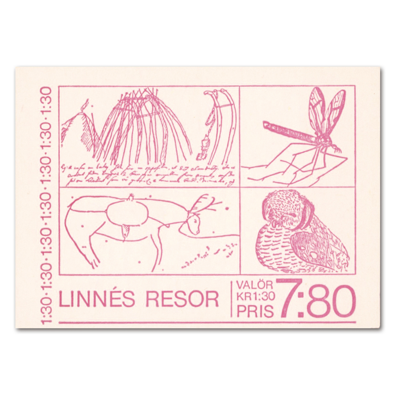 植物学者リンネ没後200年切手帳