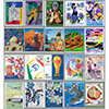 2002年発行記念切手17点20種