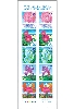 【増刷版】関東版「関東花だより」シール式５種10面シート