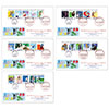 東京2020オリンピック・パラリンピック競技大会　25種連刷シート（１）　初日カバー５枚セット