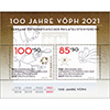 オーストリア郵趣連盟100年小型シート