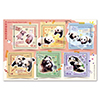 双子のジャイアントパンダ6種シート