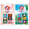5カ国切手展/Pスタンプ/花6面シート×2