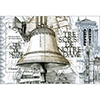 パリのノートルダム大聖堂修復／大鐘小型シート
