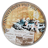 J・F・ケネディ大統領　ダラス暗殺事件50周年　カラー加工コイン