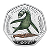恐竜シリーズ　プレシオサウルス　50ペンスプルーフ銀貨