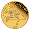 2026 ミニカンガルー 0.5gプルーフ金貨