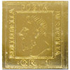 シチリア最初の切手１グラナ　24金・金箔カード