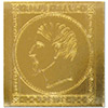 ナポレオン３世　10セント　24金・金箔カード