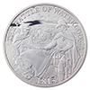 ワーテルローの戦い200周年　５ポンド銀貨
