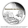 ジェームズ・ボンド　「ダイヤモンドは永遠に」映画公開50周年記念　１オンスプルーフ銀貨