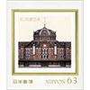 東京駅丸の内駅舎フレーム切手 缶セットＢ（緑）